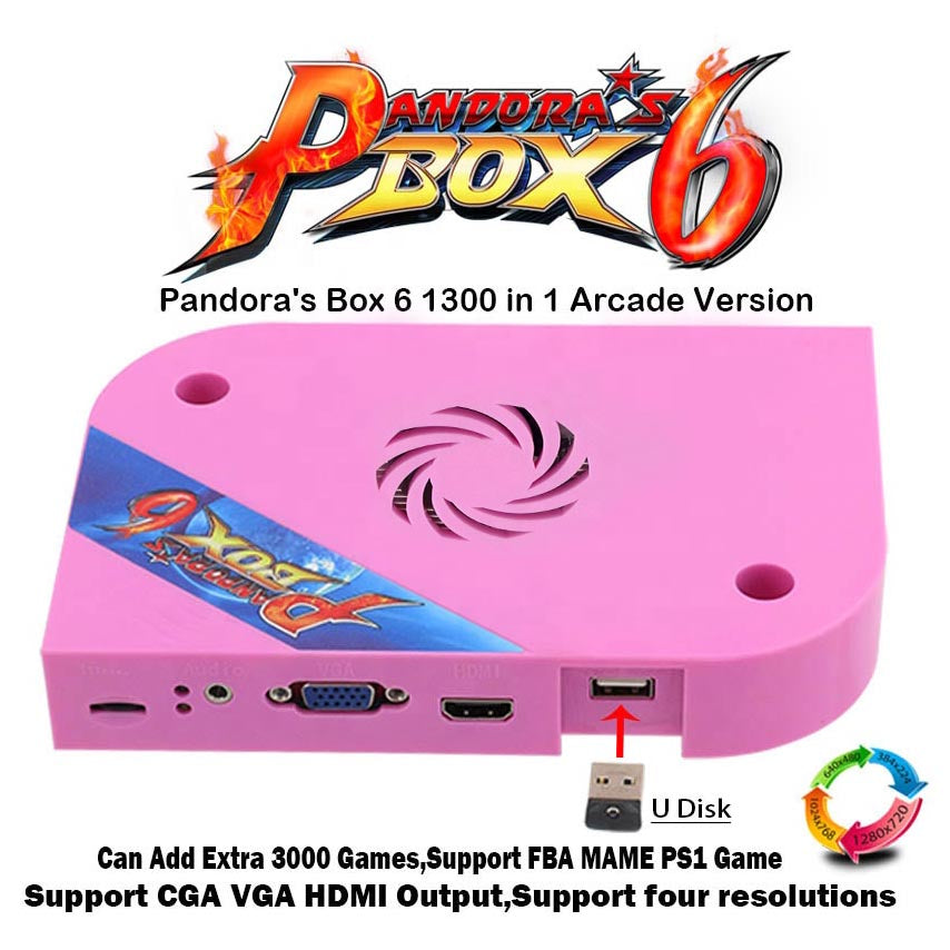 Pandora Box 6 with 1300 Games | Jamma Version