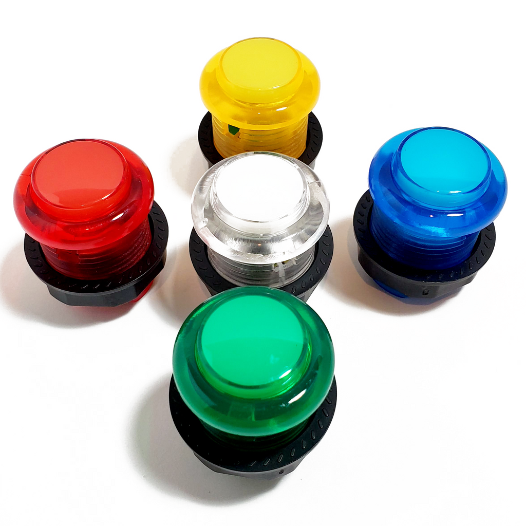 Convex 28MM LED Arcade Push Buttons