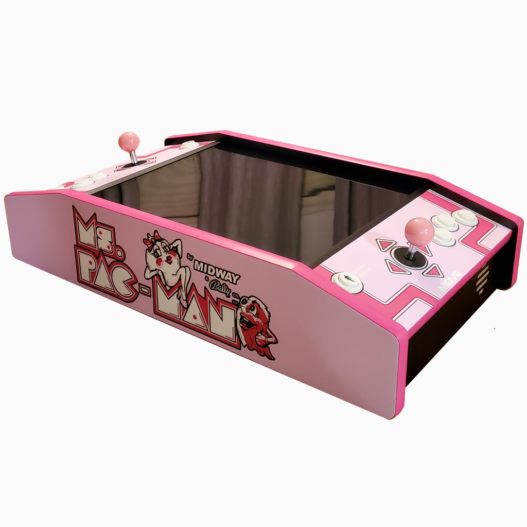 Pink Ms. Pac-Man Tabletop Arcade Machine