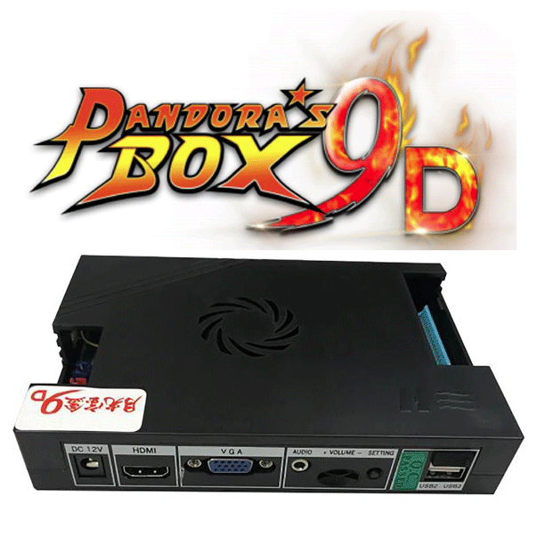 Pandora Box 9D with 2500 Games | Family Version