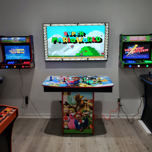 4 Player Mario Bros Pedestal Arcade Machine