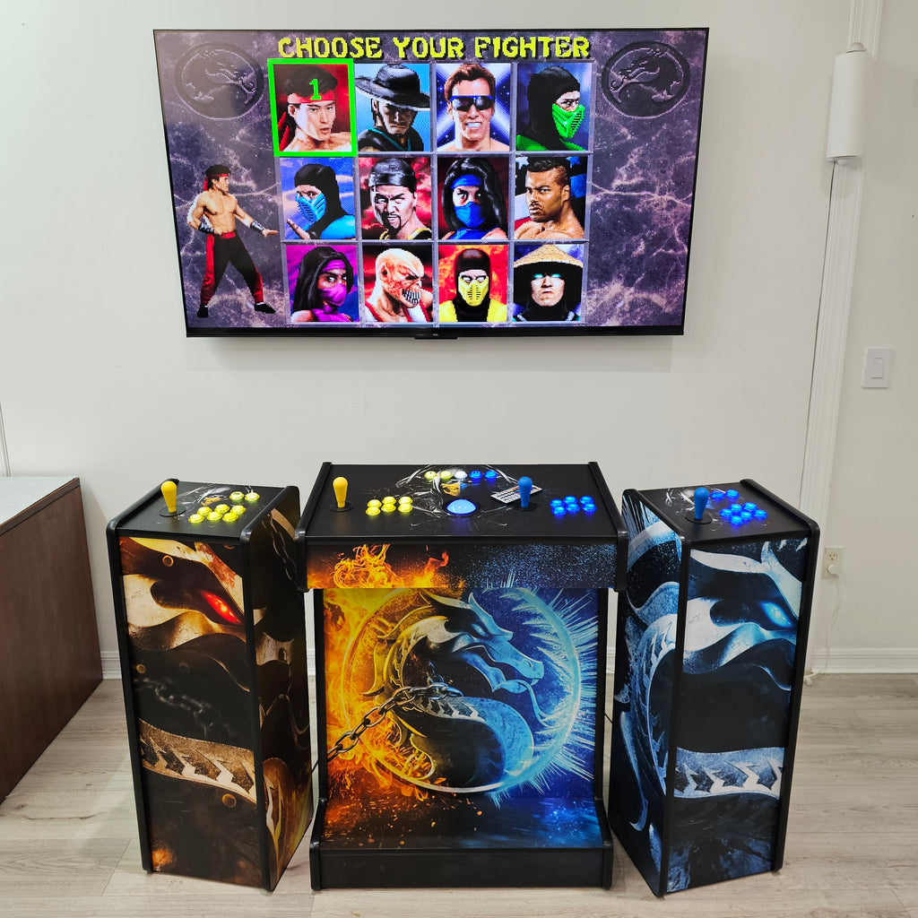4 Player Mortal Kombat Pedestal Arcade Machine – Quarterless 4 Player Mortal Kombat Pedestal Arcade Machine – Quarterless