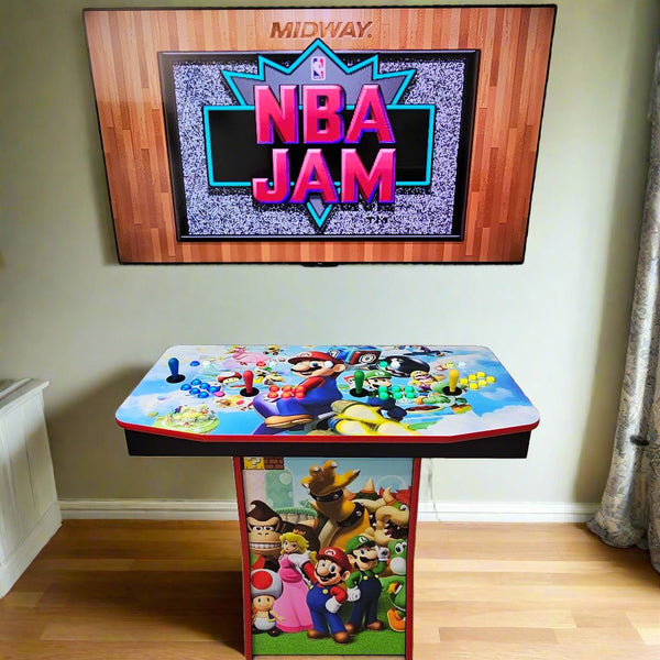 4 Player Mario Bros Pedestal Arcade Machine