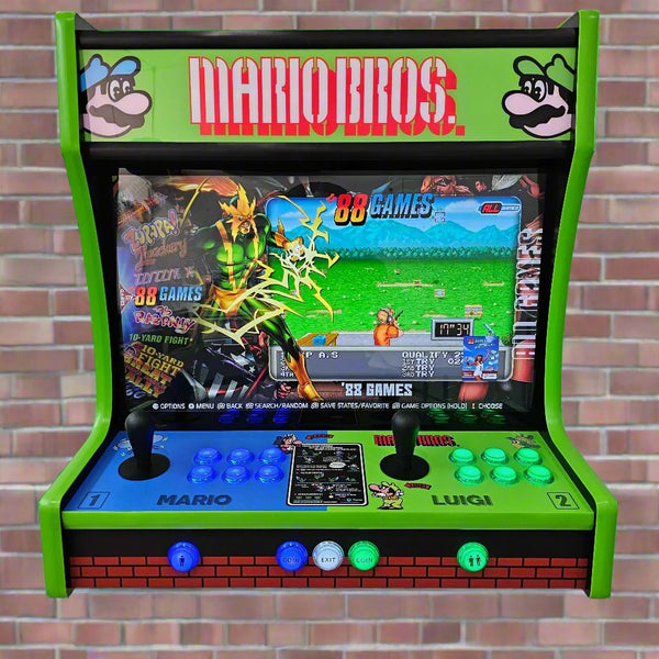 Mario Bros Themed Wall Mountable Arcade Machine