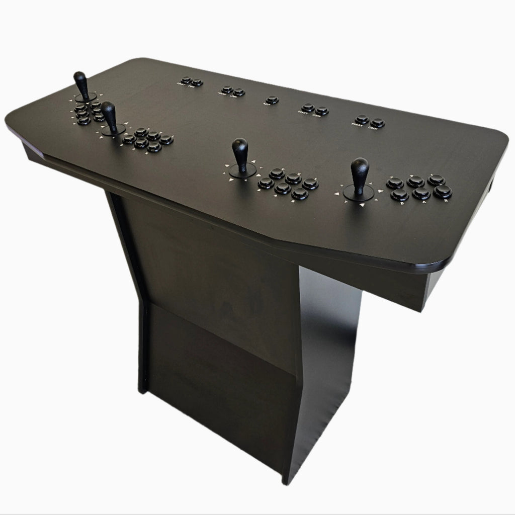 Black Buttons - 4 Player Pedestal Arcade Machine