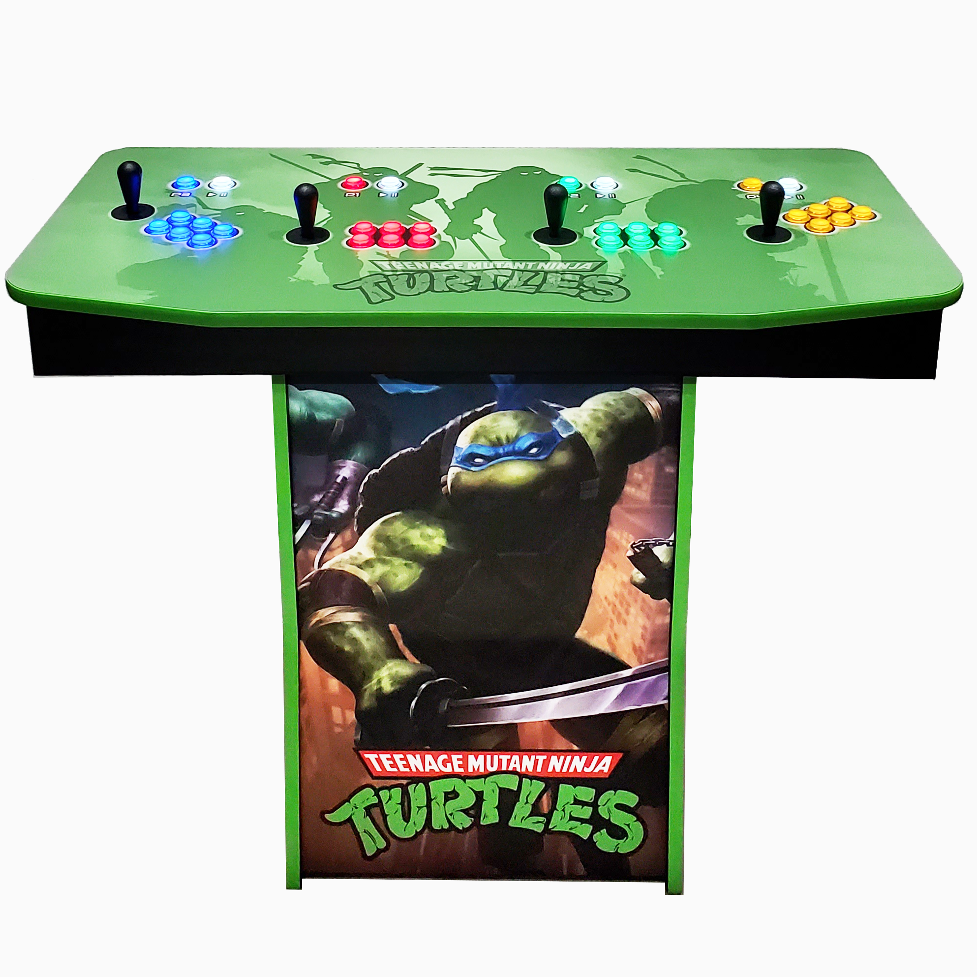 バナナマン 4 Player TMNT Pedestal Arcade Machine – Quarterless