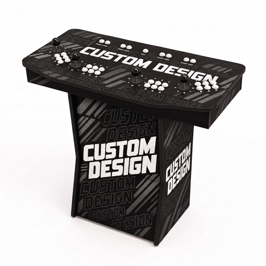 Custom Design - 4 Player Pedestal Arcade Machine