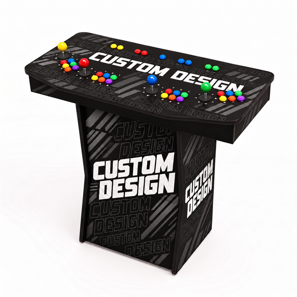 Custom Design - 4 Player Pedestal Arcade Machine