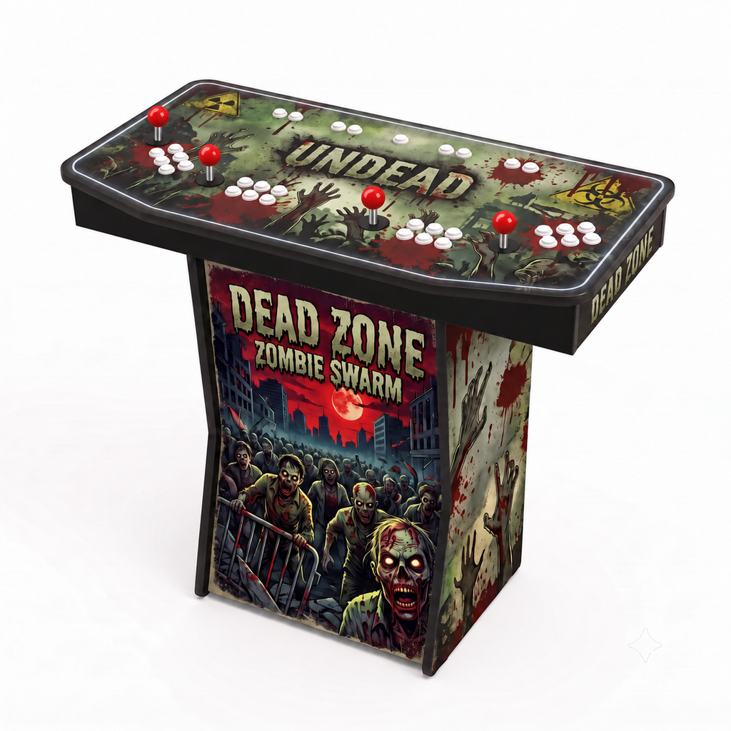 Zombie - 4 Player Pedestal Arcade Machine