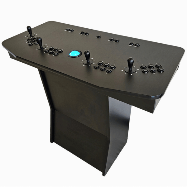 Black Buttons - 4 Player Pedestal Arcade Machine