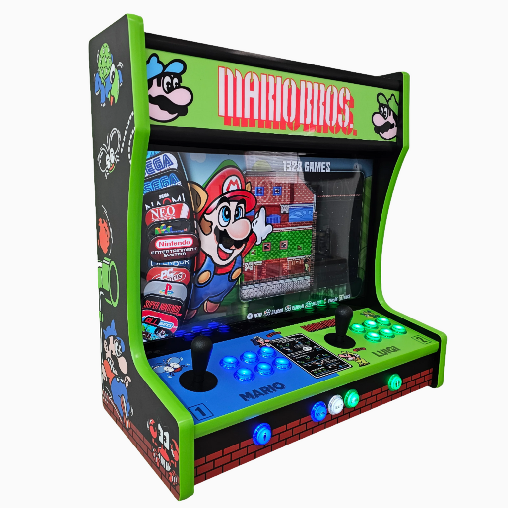 Mario Bros Themed Wall Mountable Arcade Machine