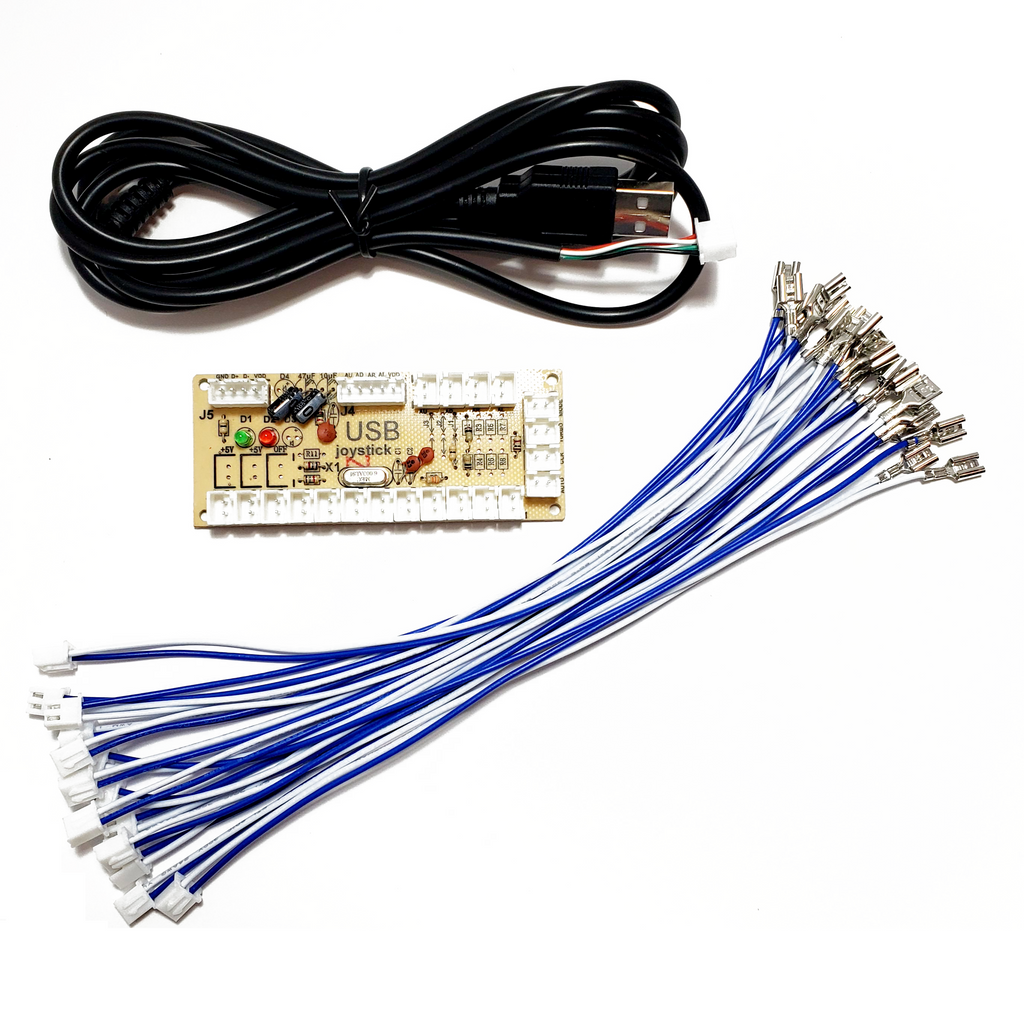 Zero Delay USB Encoder with Happ Wires