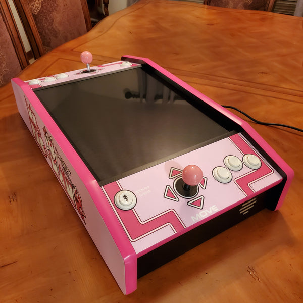 Pink Ms. Pac-Man Tabletop Arcade Machine