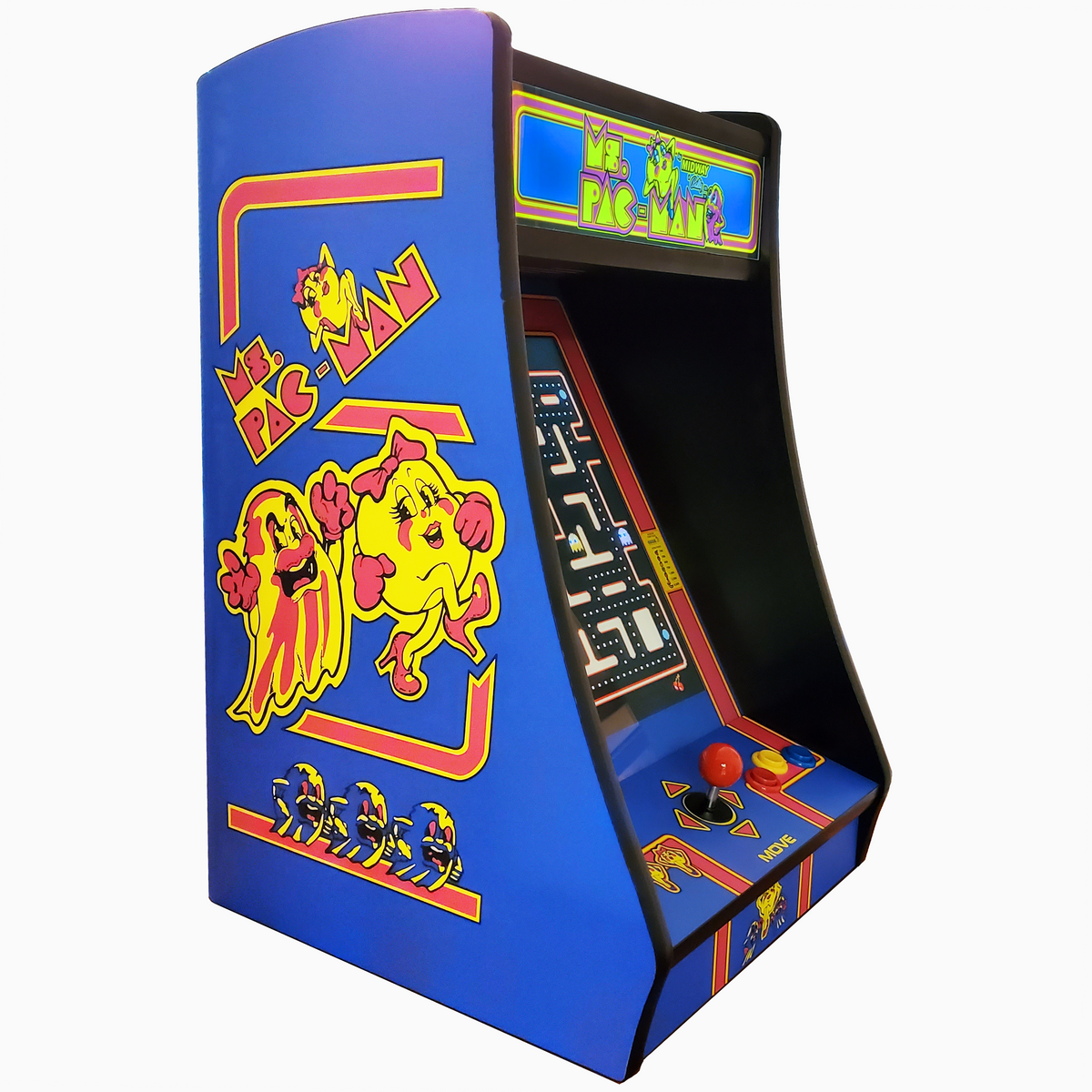 Ms. Pac-Man Bartop Arcade Machine – Quarterless