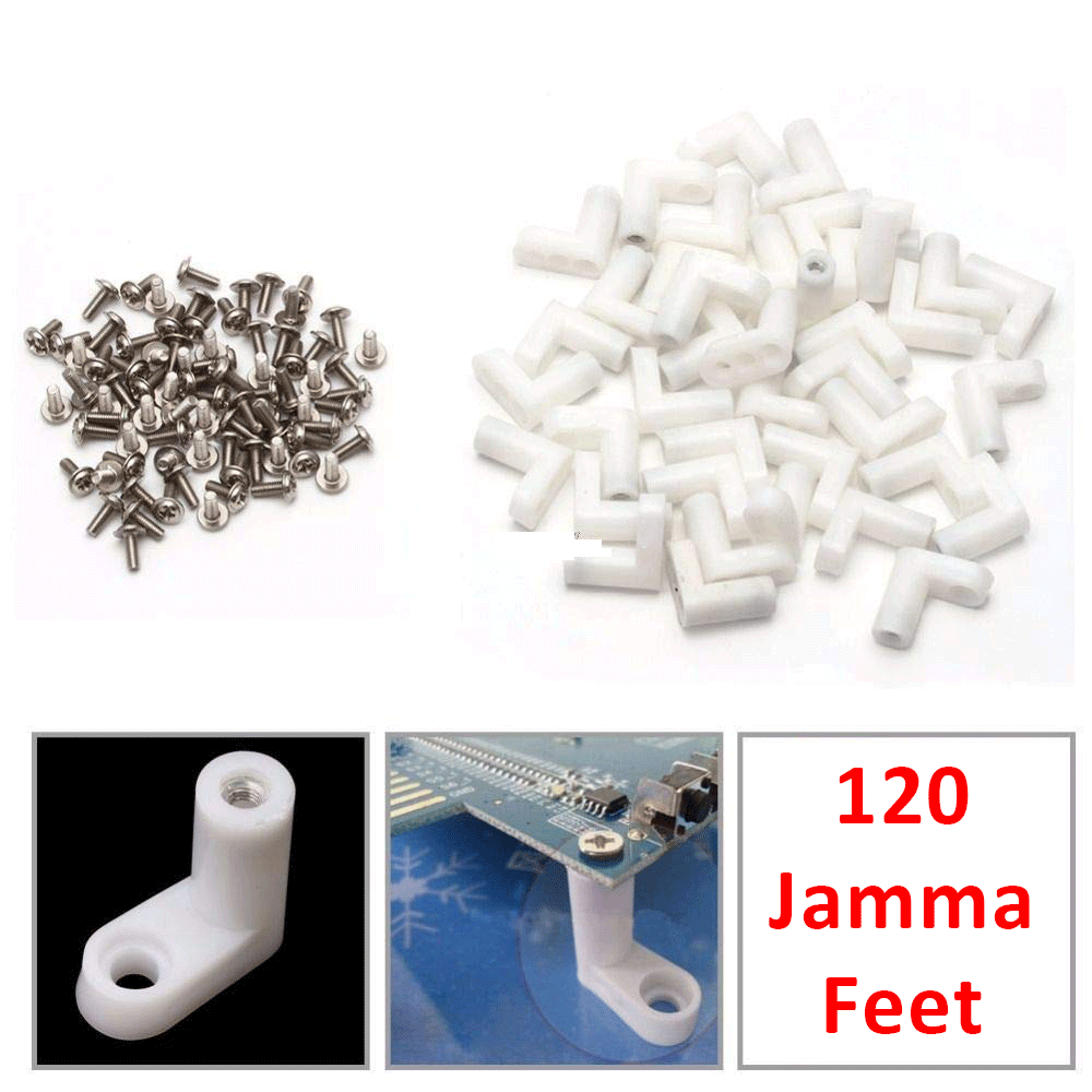 40 PCB feet with screws for 60 in 1 Jamma Board