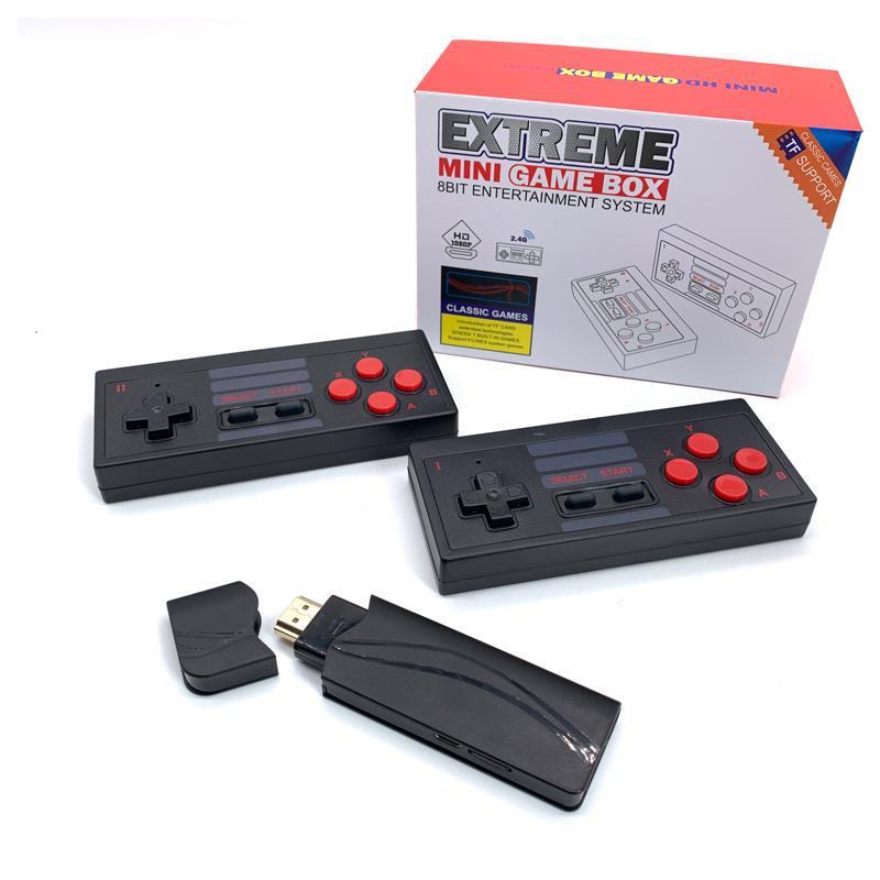 Extreme Mini Game Box with 628 Built in Games - HDMI Stick
