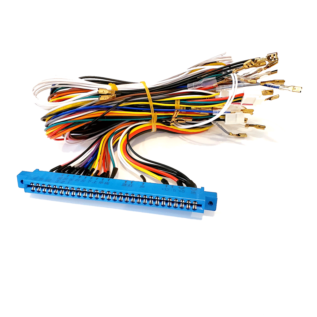 80cm Jamma Wiring Harness, with 5 pin Joystick & 2.8MM Connectors